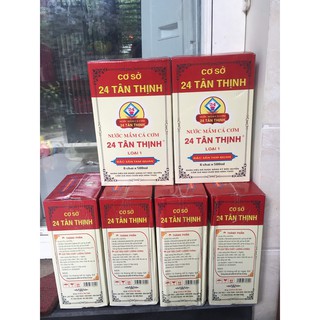 NƯỚC MẮM CÁ CƠM 24 TÂN THỊNH - CHAI 480ML ( nguyen thung 6 chai )