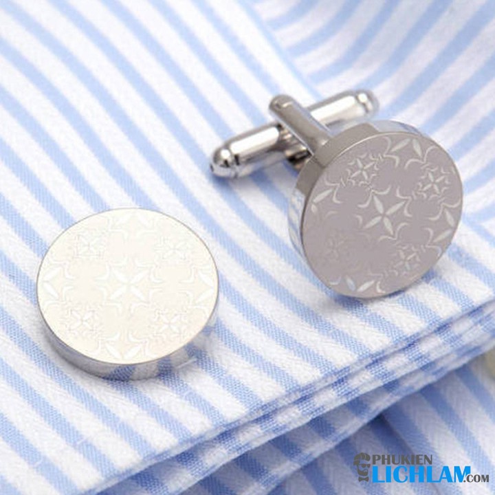 Khuy măng sét - Cufflink hàng nhập khẩu chính hãng cao cấp QT1376