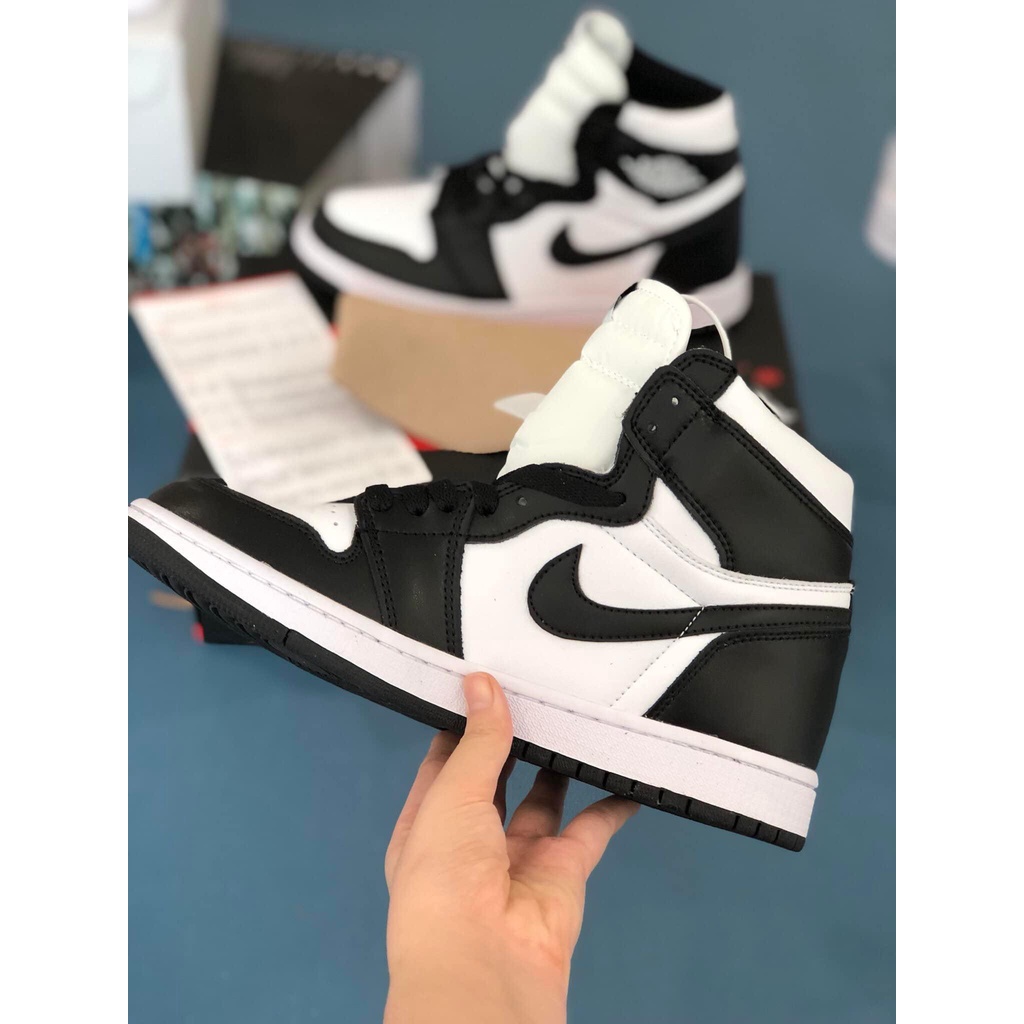 Giày Jordan Cổ Cao PANDA Nam Nữ JD Hàng Đẹp Full Box Full Size 36 - 43