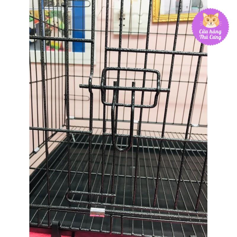Lồng vân đá dày đẹp chất lượng, chuồng vân đá sơn tĩnh điện cho chó mèo thỏ bọ thú cưng
