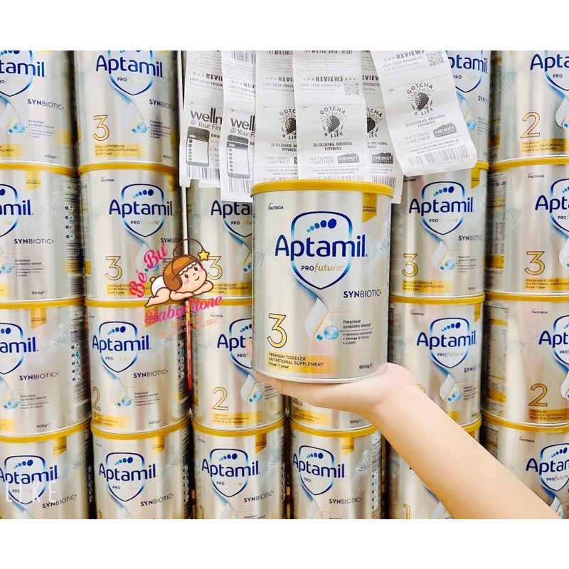 Sữa Aptamil Profutura úc đủ số 1-2-3-4 900g (mẫu mới) DATE MỚI