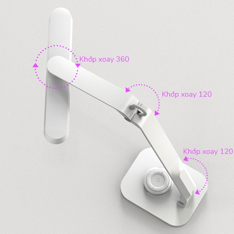 Đèn bàn gập xoay 360 Lylife