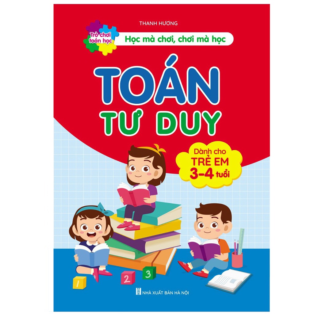 Sách - Combo Toán tư duy cho bé 3-4 tuổi; 4-6 tuổi và 5 - 7 tuổi (3 cuốn)
