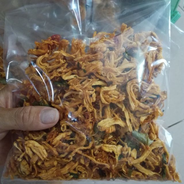 Sỉ 200gr-500gr-1kg Khô gà xé sợi lá chanh