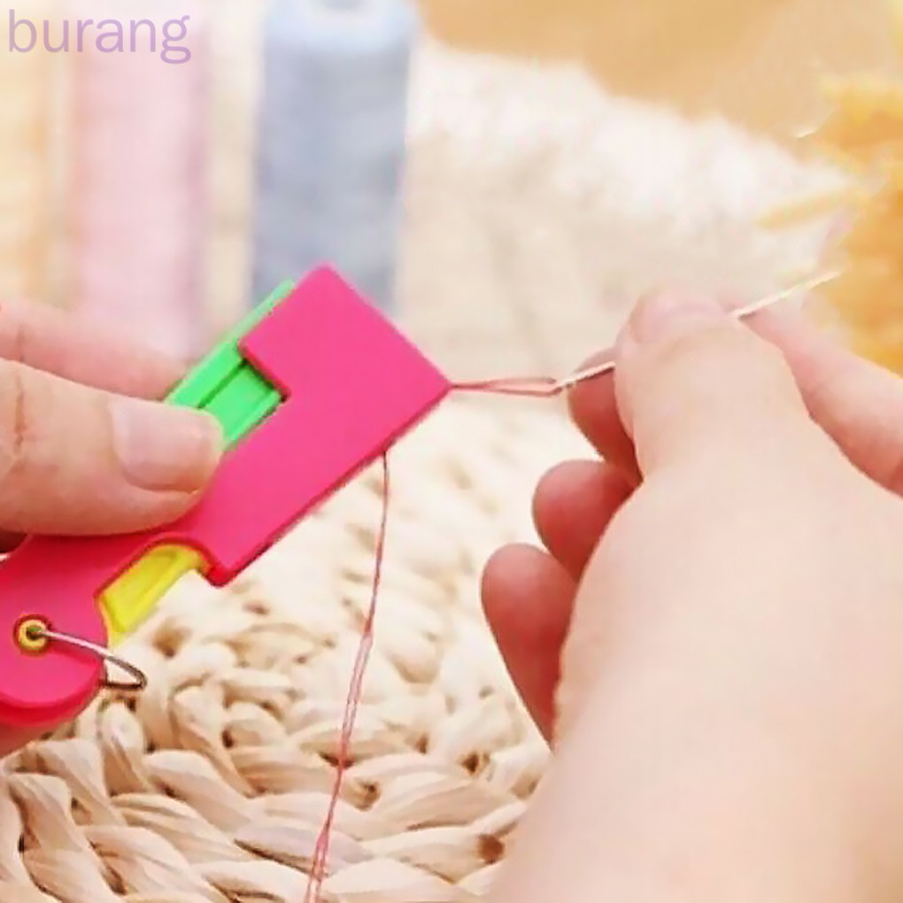 Set 3 dụng cụ xỏ kim chỉ tự động mini tiện lợi màu sắc ngẫu nhiên