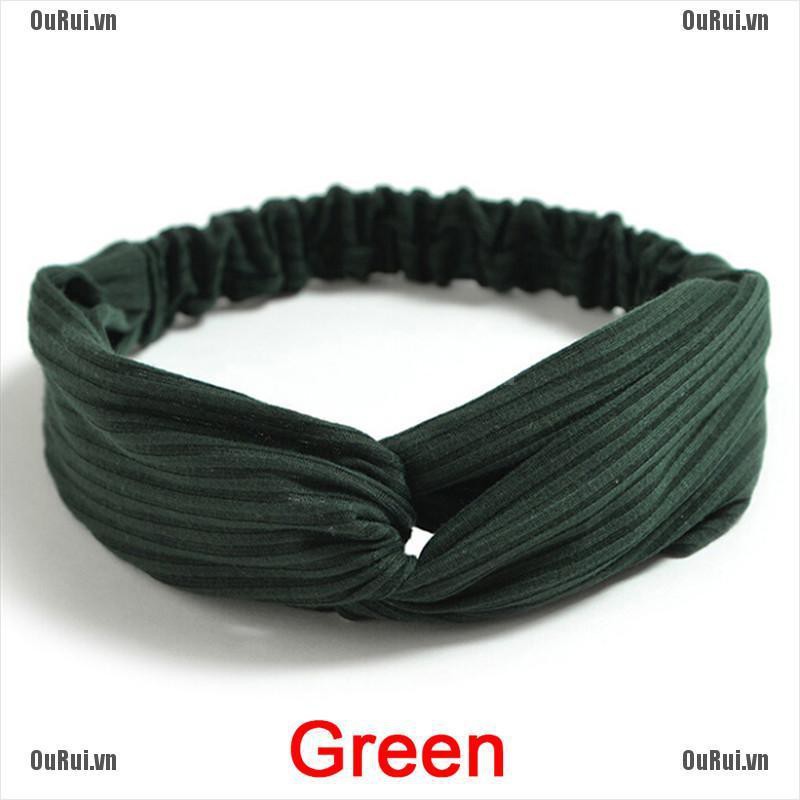 (FCC) Băng Đô Vải Thiết Kế Đơn Giản Thời Trang Cho Nữ