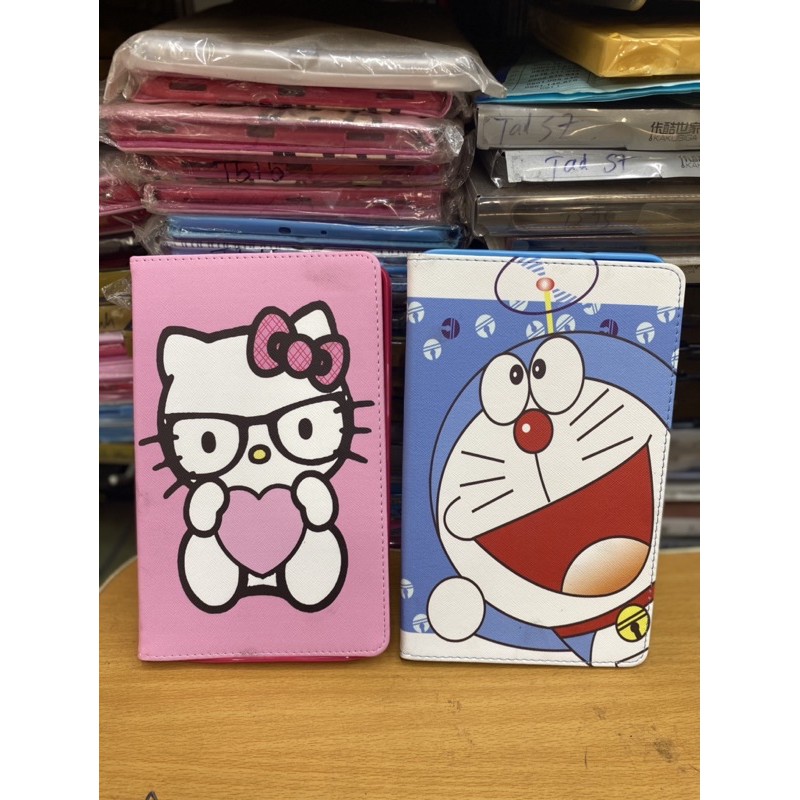 Bao da Samsung Tab A Plus ( P205) ; T295; T285 hình Doẻmon ,kitty