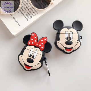 Vỏ bọc silicon tai nghe AirPods 1 2 hình Mickey Minnie và cho hộp sạc  Case AirPod i11 i12 i18