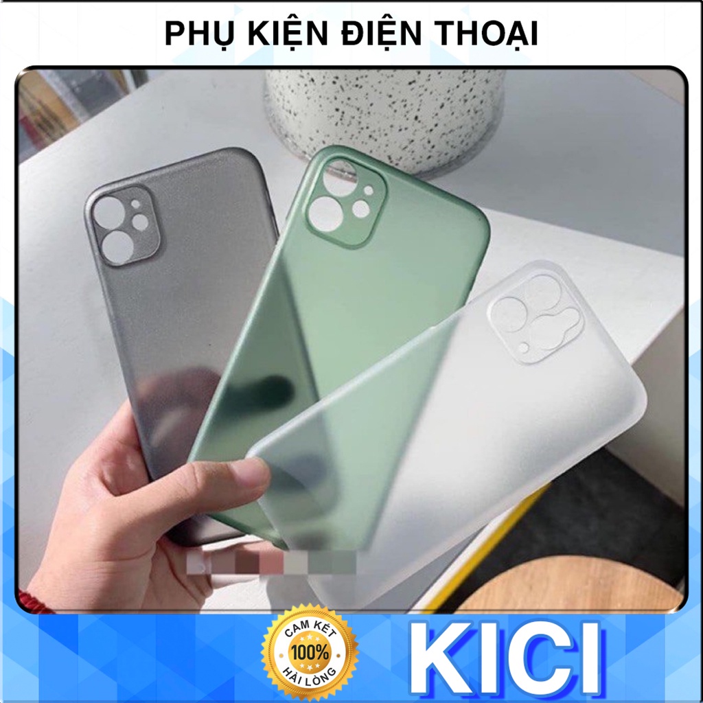 Ốp Lưng Iphone Siêu Mỏng Ôm Sát Điện Thoại, Nhựa Lụa Nhám Chống Vân Tay 6/6plus/6s/6splus/7/7plus/8/8plus/x/xr/xs/11/12/