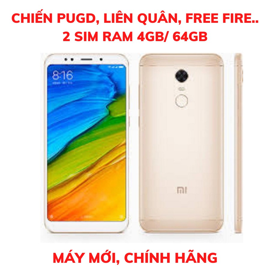 điện thoại xiaomi redmi 5 plus 2 sim ram 4GB/64GB