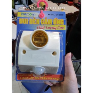 Đui đèn cảm ứng Decom DC 069B