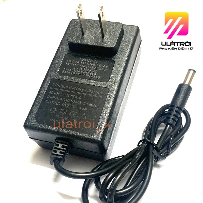 Sạc pin 2s 8.4V 2A, Chuyên sạc pin lion 7.2V 2A có đèn báo đầy giá tốt