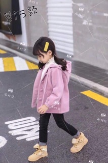 Áo khoác dạ lông mũ phù thuỷ