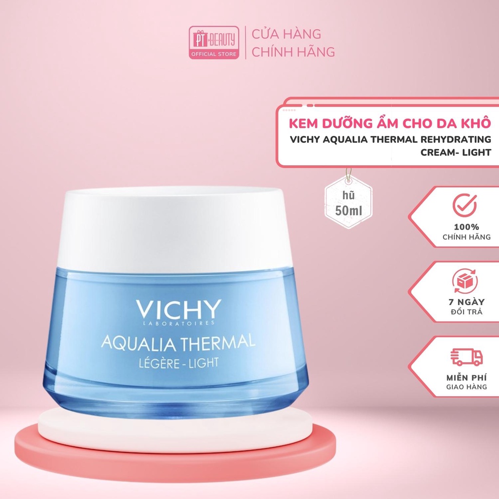 Kem dưỡng cấp nước VICHY AQUALIA THERMAL REHYDRATING CREAM- LIGHT 50ml