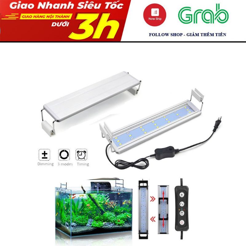 Đèn led thủy sinh 6 hàng bóng led dành cho bể cá 20cm 30cm 40cm 50cm 60cm 70cm