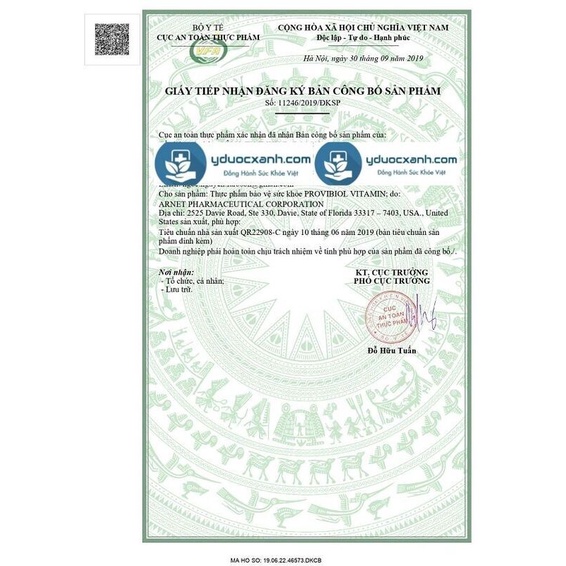 Mua  PROVIBIOL VITAMIN, 30-60 viên, Vitamin tổng hợp của Mỹ - Y Dược Xanh