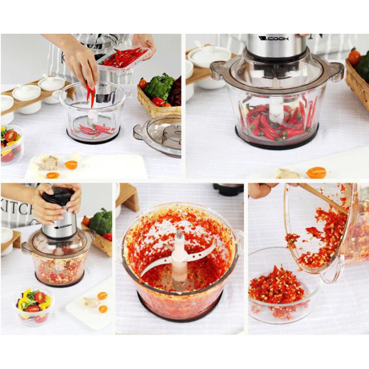 Máy xay thịt, máy xay đa năng B.COOK - Cối lớn, máy khỏe