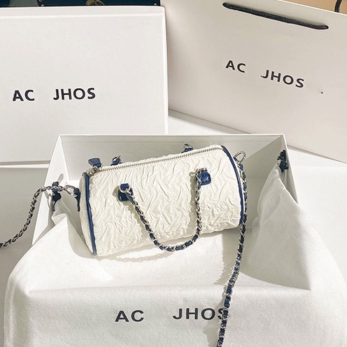 Túi Xách Đeo Vai Hình Trụ Cỡ Nhỏ Phong Cách Hong Kong Thời Trang Mới 2022