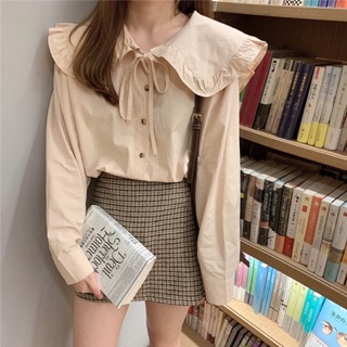 [ORDER] ÁO KIỂU SƠ MI CỔ BÈO ULZZANG 7-15DAYS