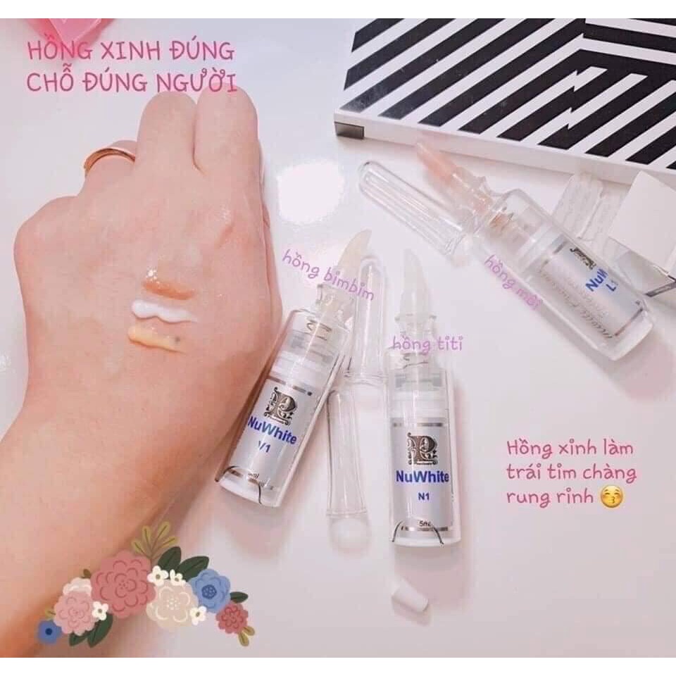Mibiti Prudente Nuwhite - Kem Hỗ Trợ Làm Hồng Môi, Nhũ Hoa, Bikini 5ml