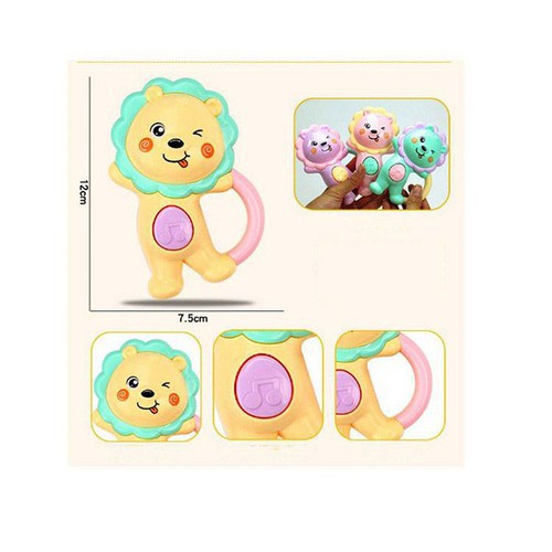 BỘ ĐỒ CHƠI XÚC XẮC 7 MÓN HÌNH THÚ CHO BÉ