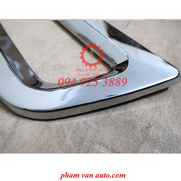 Ốp mạ lưới gió capo Ford Transit 2003-2021, Xi mạ trang trí capo ô tô Transit Phạm Văn auto hàng chất lượng cao