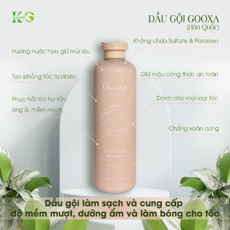 Dầu gội phục hồi tóc hư tổn,tạo độ phồng,ngăn bết tóc,mềm mượt,nhập khẩu hàn quốc,GOOXA