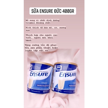 Sữa Ensure Đức