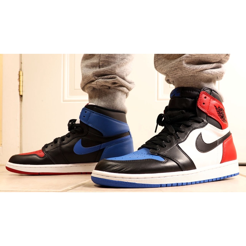 [Ảnh thật] [FreeShip] Giày thể thao Jodan cao Retro Black Varsity Red_Mã RBVR Manh Sneaker.