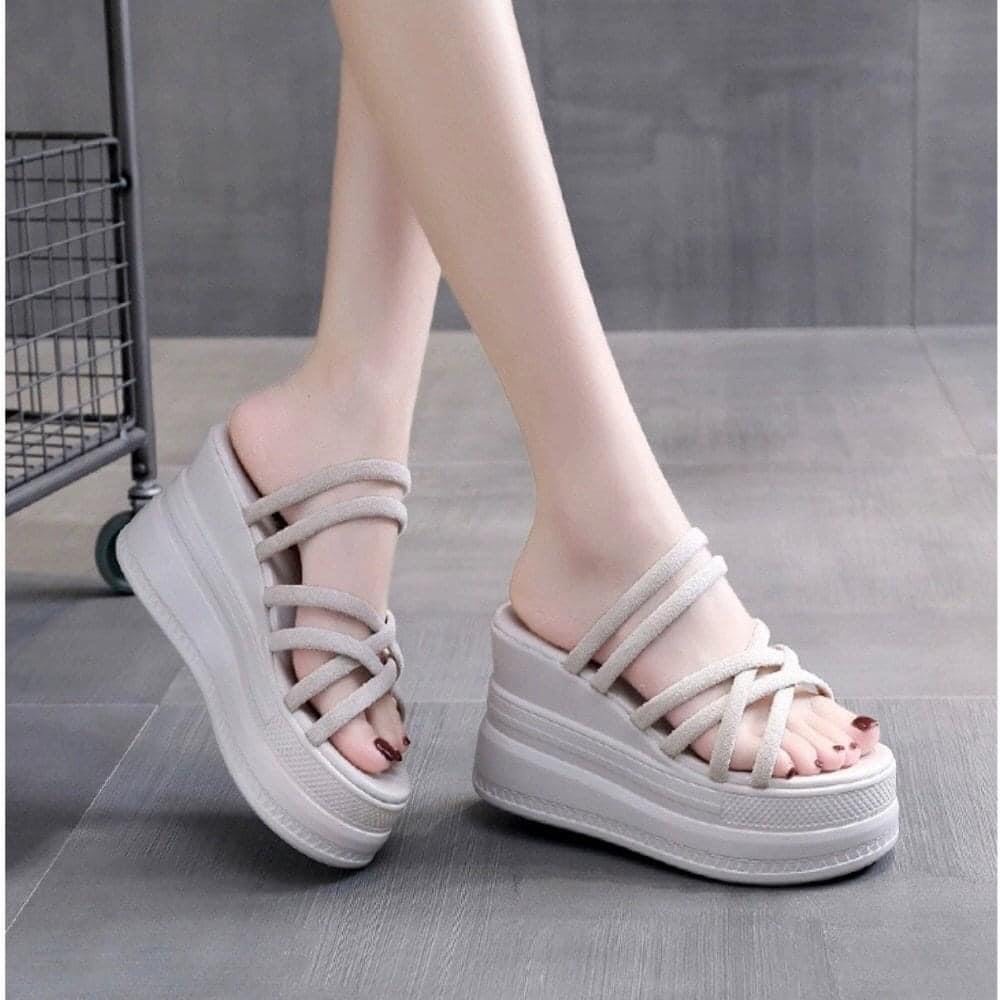 Dép cao gót quai dây 9 phân