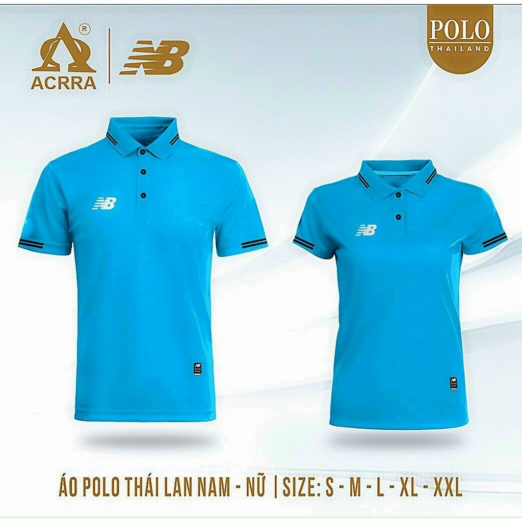 [Nhận in theo yêu cầu] Áo Polo NB thời trang acrra làm đồng phục áo team, áo lớp, công ty