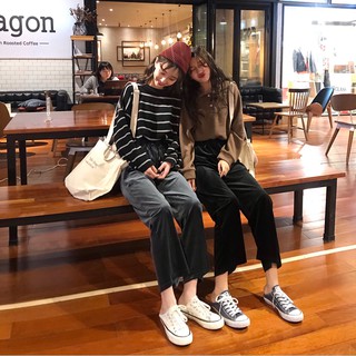 [M44][Quần] Quần culottes nhung nữ dài (MISCOCOLY)