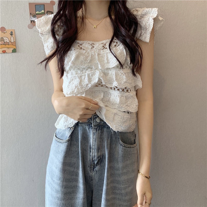 Áo Thun Tay Ngắn Dáng Ôm Thiết Kế Nhiều Lớp Thời Trang Mới Cho Nữ