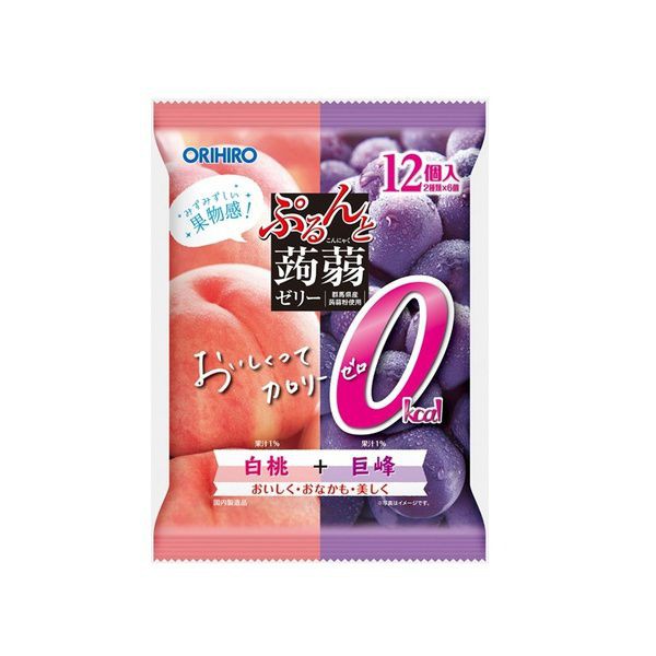 Thạch Orihiro Trái Cây Mix 2 Vị Nhật 12 Chiếc (Date 06/2022)