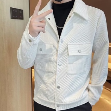 Áo Khoác Dáng Ngắn Nam Phối Túi Thời Trang Xuân Thu 2022 Mới Cho simple áo khoác nam đẹp fashion áo bomber jackets Hàn Quốc áo khoác nam big size áo khoác bomber bóng chày  áo khoác bomber nỉ from rộng