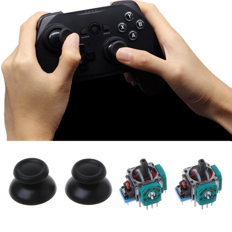 Set 2 mô đun trục cần điều khiển cảm biến analog cho tay cầm chơi game PS4 Pro Slim