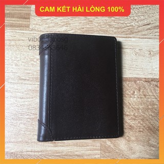 Da bò 100% - hàng cao cấp ví nam da bò viền