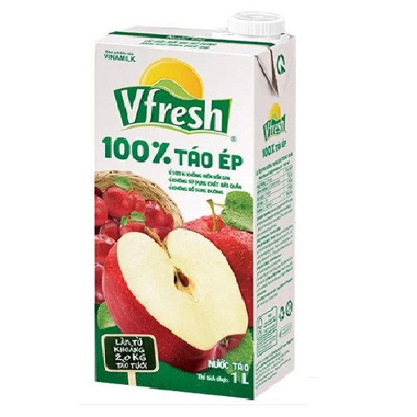 Nước Trái cây Vfresh các loại - Hộp 1 Lít