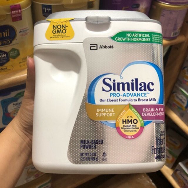 Sữa Bột Similac Pro-Advance Hmo Non-Gmo Cho Bé Từ 0-12 Tháng – 964g Mỹ (04/2022)