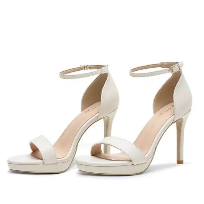 Sandal size nhỏ 10cm  32 33 34 cao gót 10cm da lì, da lộn, da vân