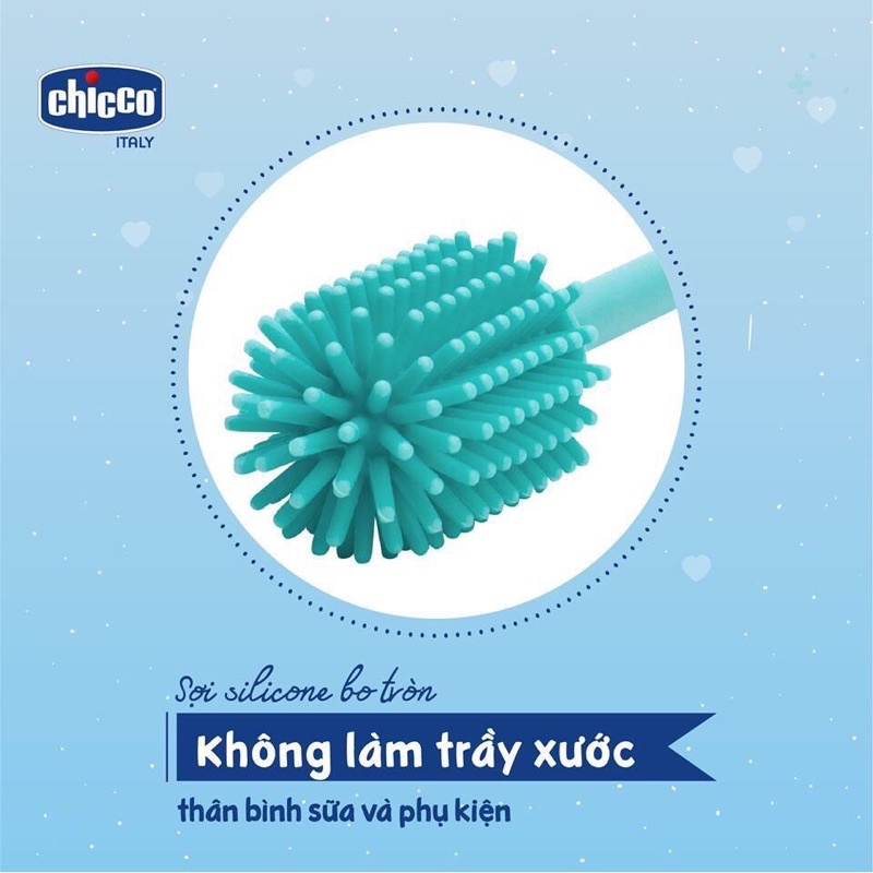 Cọ rửa bình sữa silicone Chicco