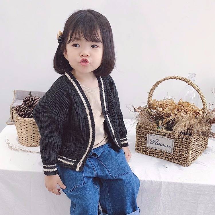 Áo Khoác Len Cardigan Thiết Kế Mới Thời Trang Mùa Xuân Thu 2020 Dành Cho Bé Gái