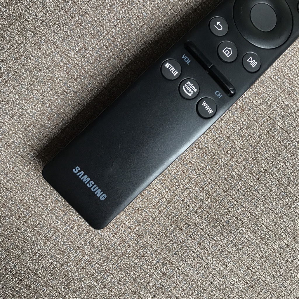 Điều khiển tivi samsung UA43T6500, Remote tivi samsung 4k smart lưng đen