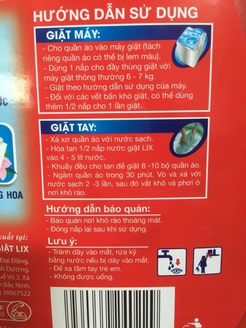 SIÊU GIẢM GIÁ NƯỚC GIẶT LIX CAN 3,6L