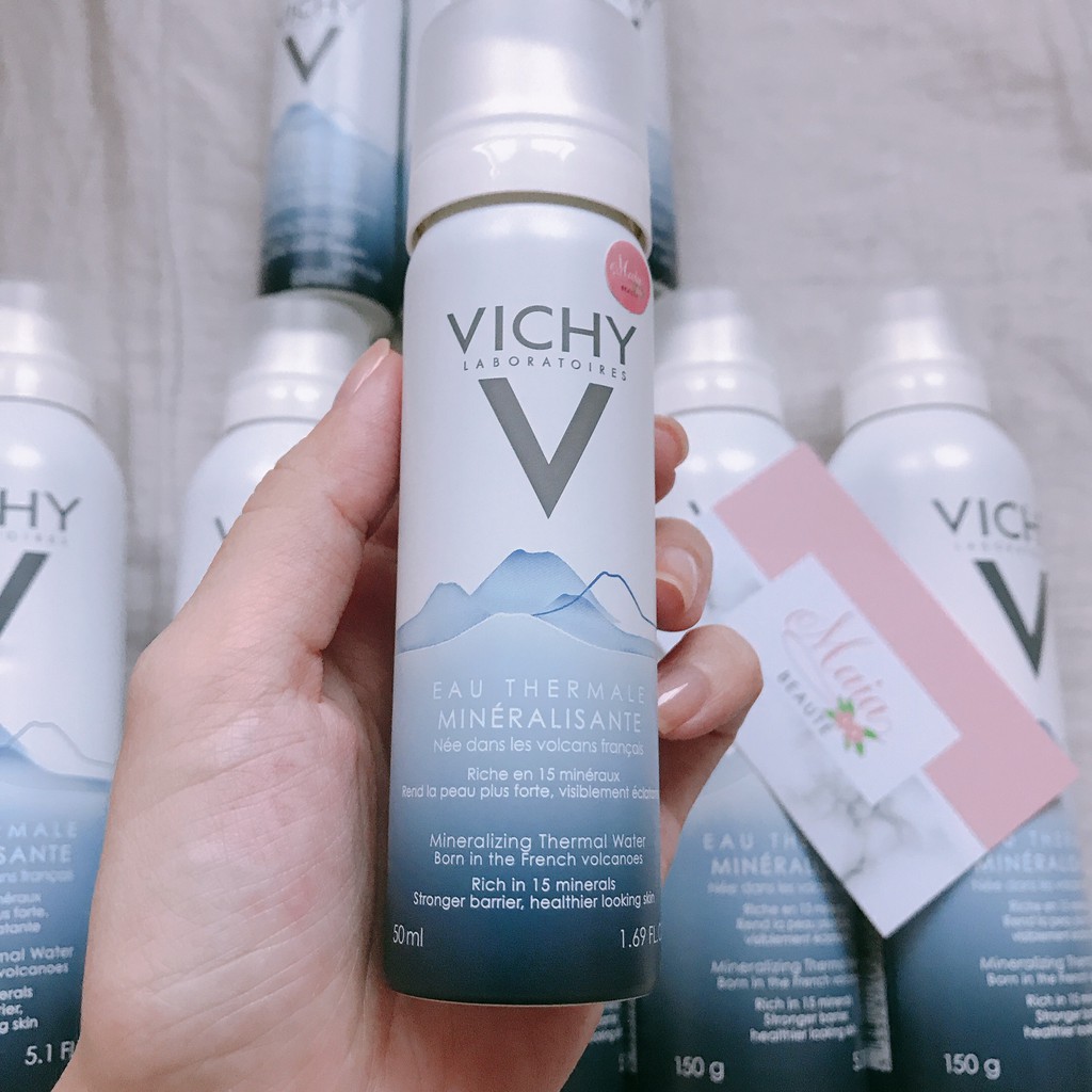 [CHÍNH HÃNG] Xịt Khoáng Dưỡng Da, Cấp Ẩm và Bảo Vệ Da Vichy Mineralizing Thermal Water