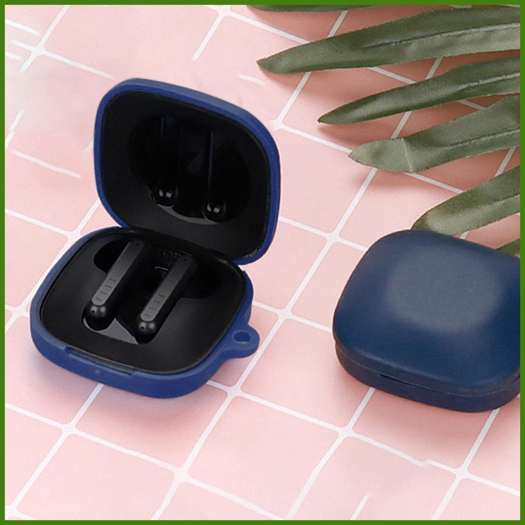 Vỏ Bảo Vệ Hộp Sạc Tai Nghe Không Dây Bằng Silicon Kèm Móc Chống Thất Lạc Cho FIIL Key rdavn rdavn