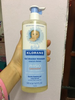 Sữa tắm bebe klorane