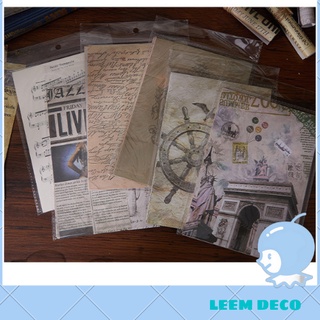 Giấy nền vintage cổ điển trang trí sổ bullet journal winzige
