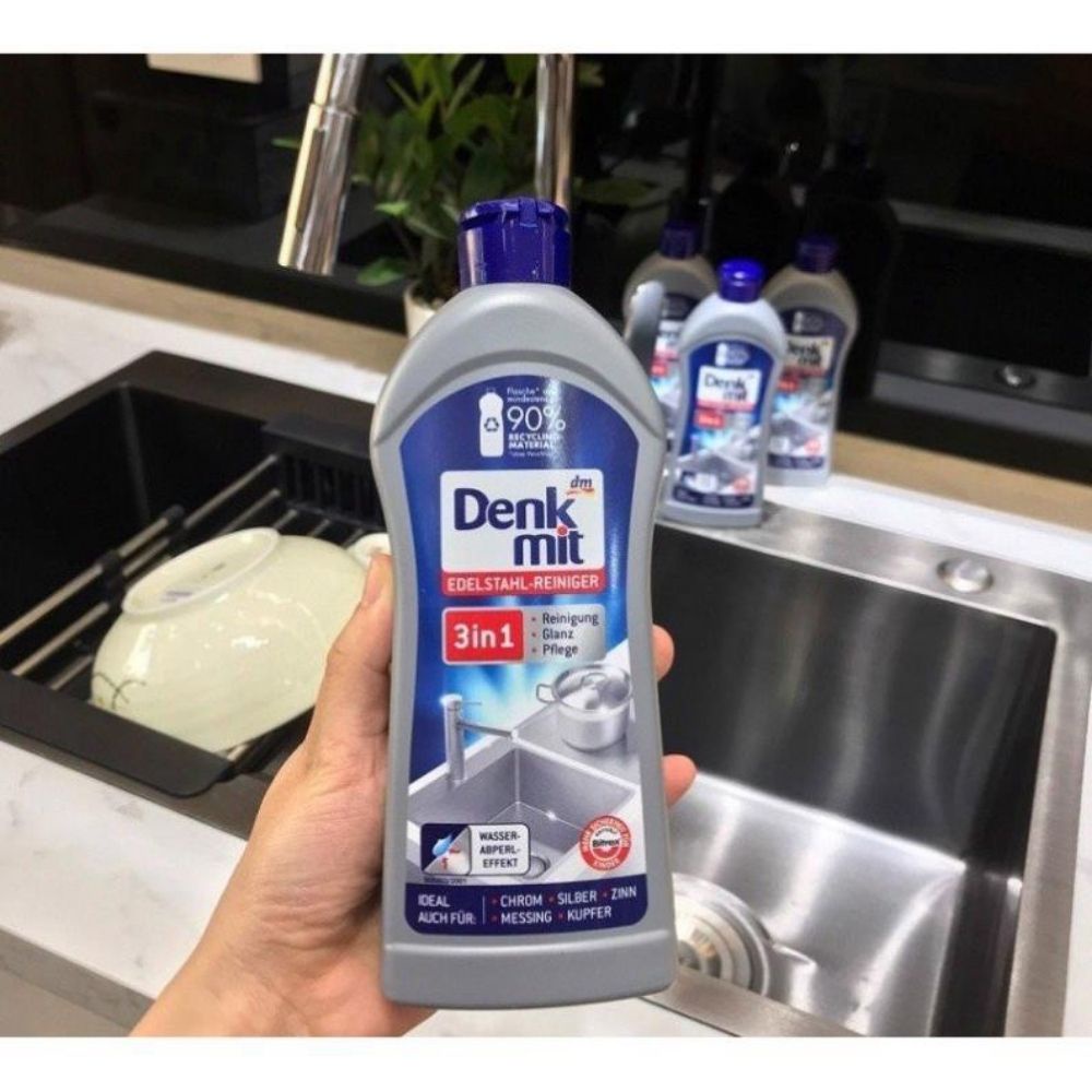 Dung dịch tẩy rửa inox Denkmit Edelstahlreiniger 3in1 300ml - Shop Dalavii