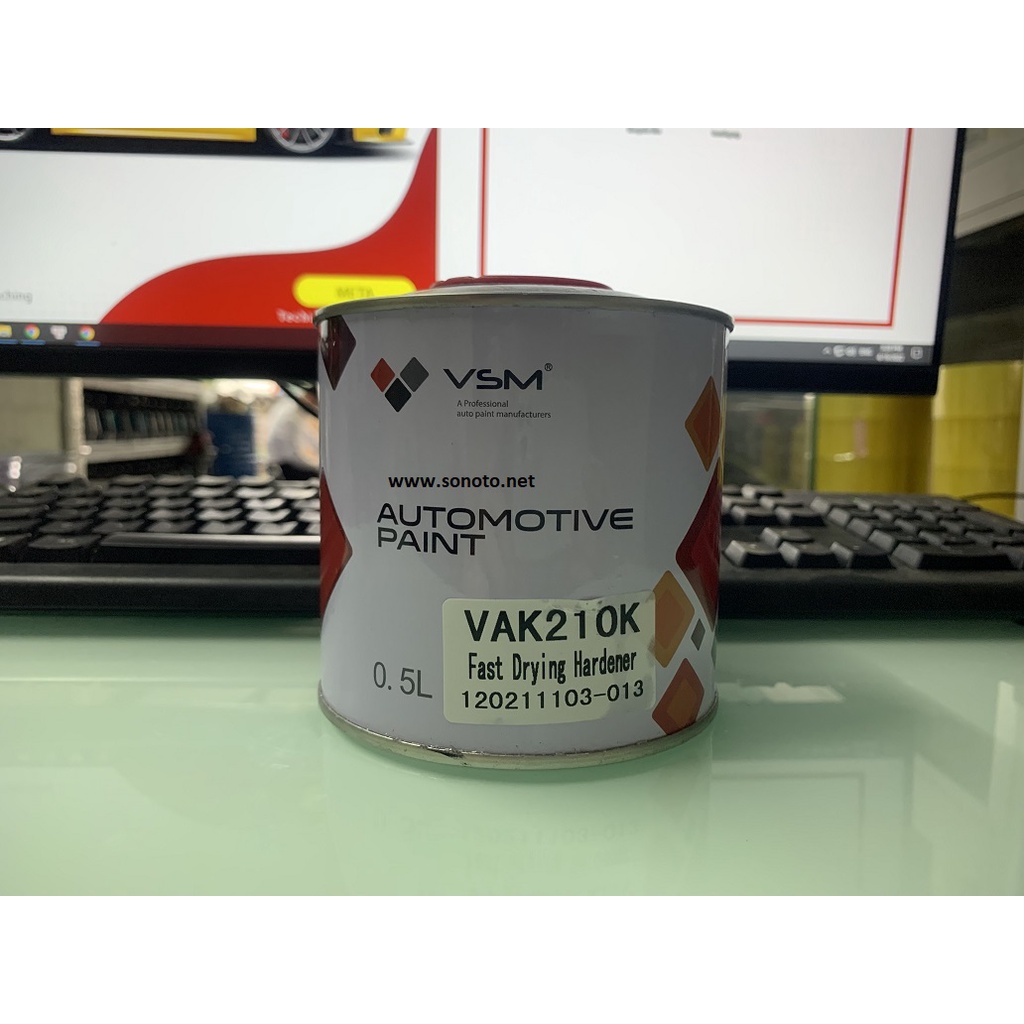 Cặp dầu bóng nhanh khô 1800 tổng 1,5l (tỉ lệ 2:1) sơn ô tô xe máy